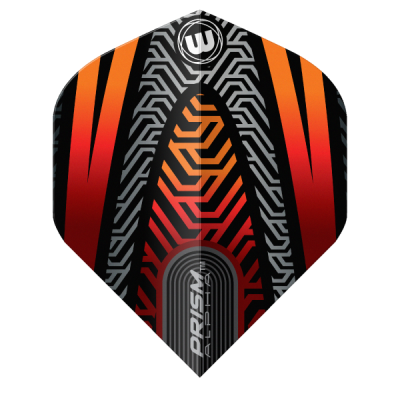 Winmau Prism Alpha Standard Flight Black&Orange 6915-734